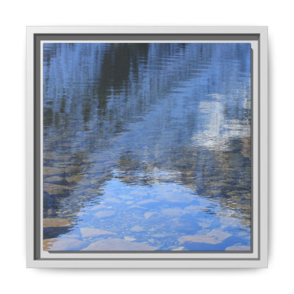 Reflected Stones - Unique Stretched Canvas Wall Art
