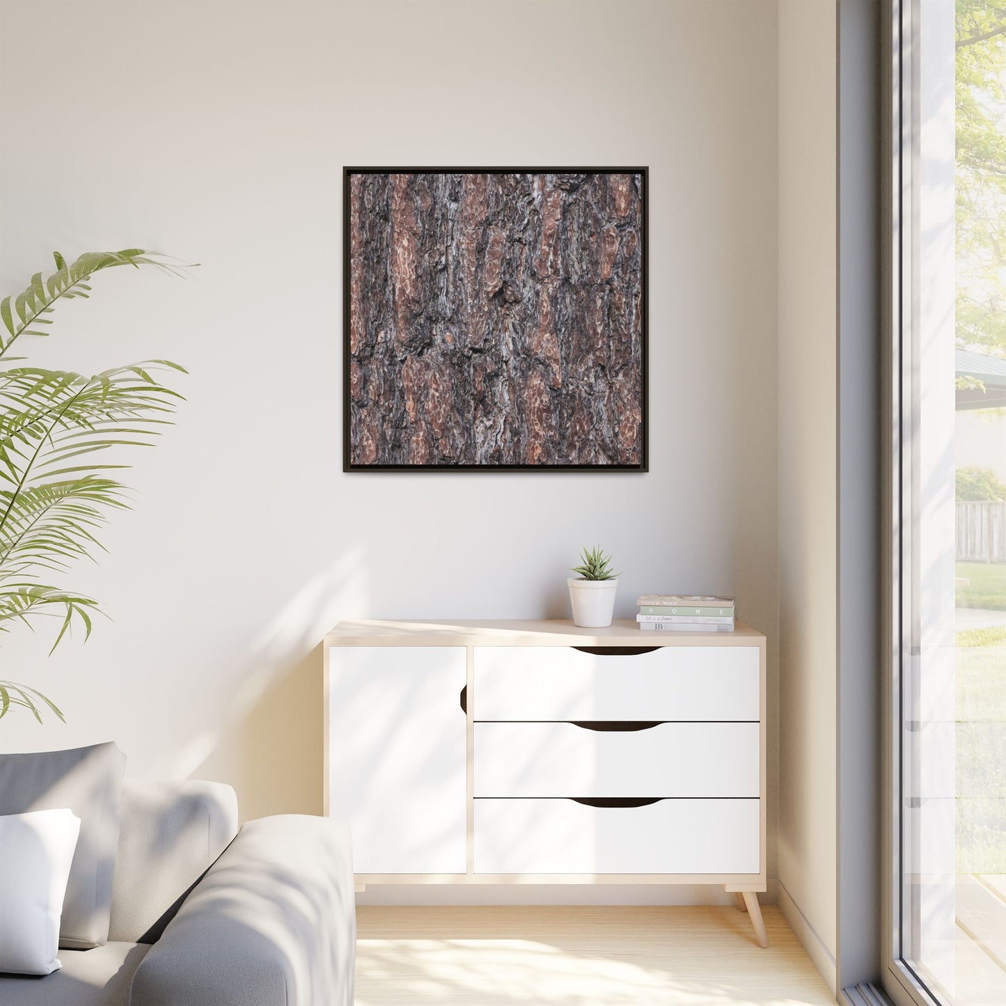 Echoes of Wood - Unique Stretched Canvas Wall Art
