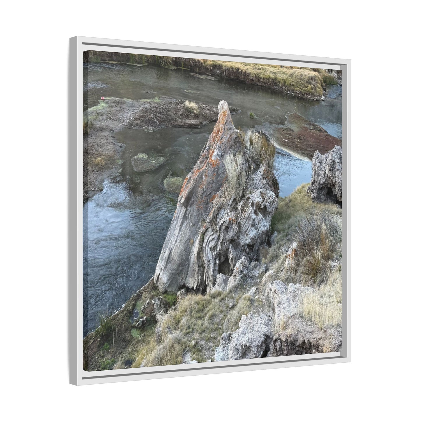 Carved by Water - Unique Stretched Canvas Wall Art