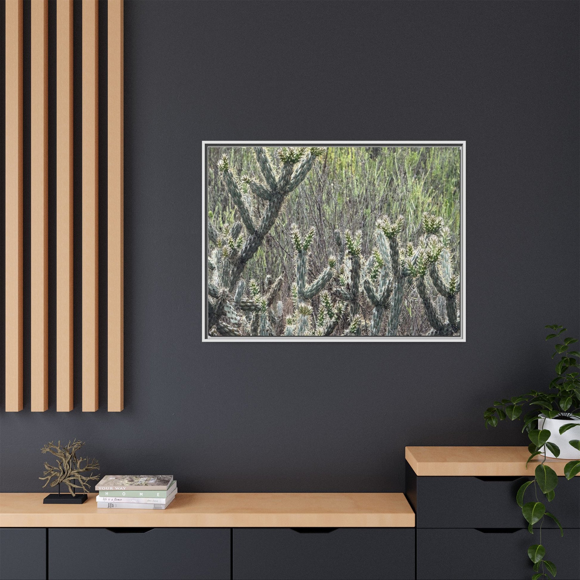 Prickly Paradise - Unique Stretched Canvas Wall Art - Art By Earth