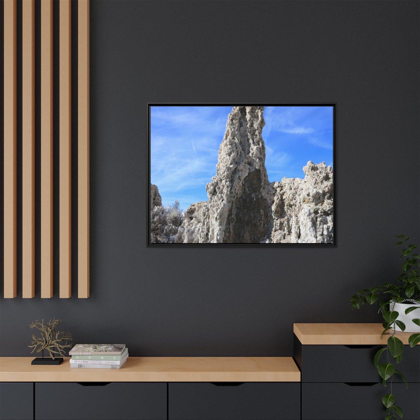 Sentinel of Stone - Unique Stretched Canvas Wall Art