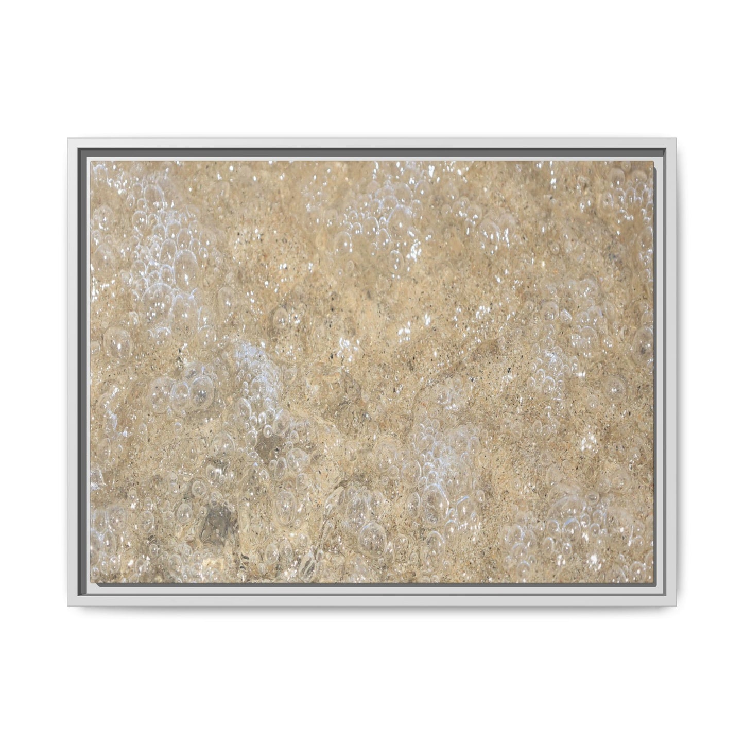 Bubbling Sand - Unique Stretched Canvas Wall Art - Art By Earth