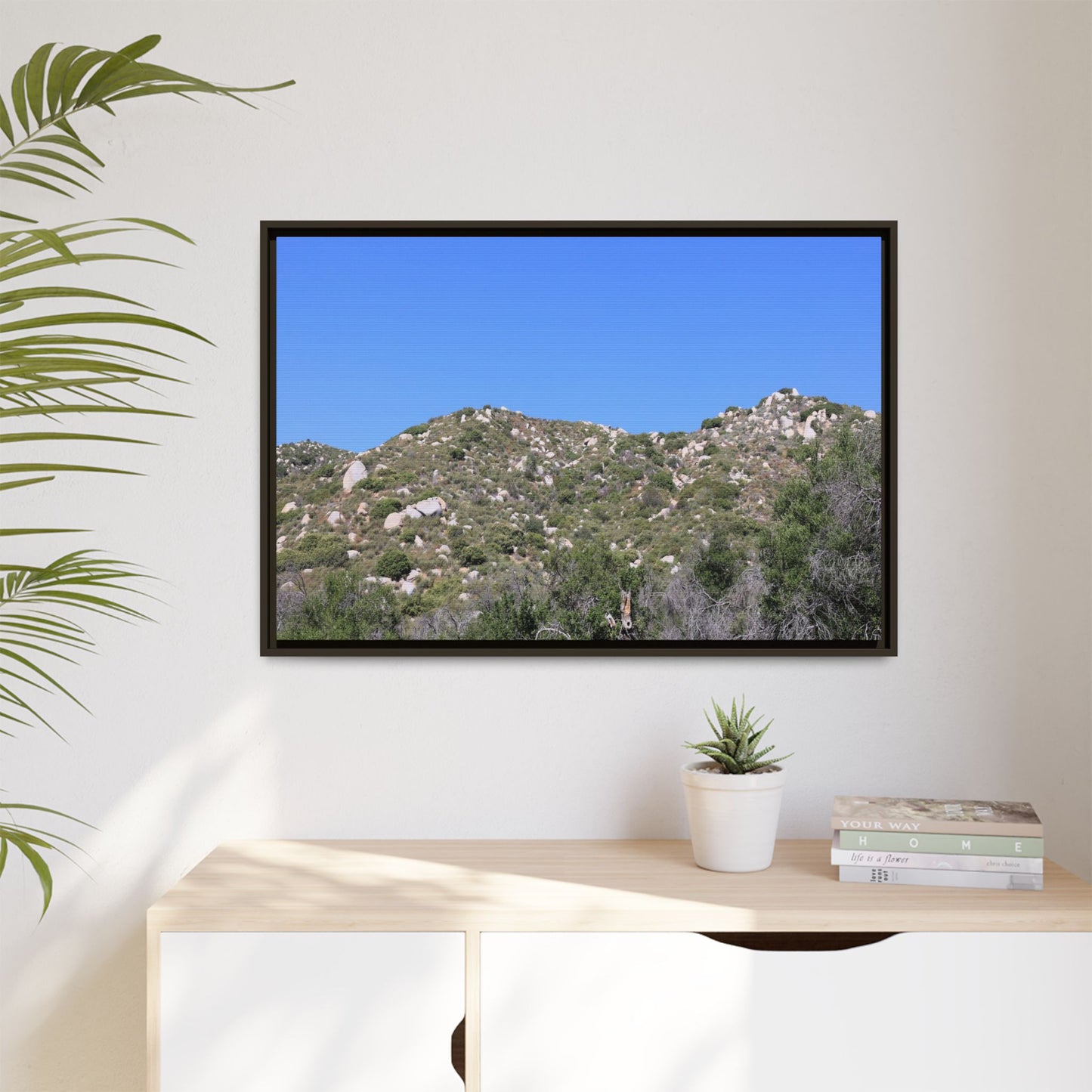 Sparse Vegetation - Unique Stretched Canvas Wall Art