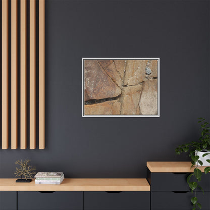 Rusty Crevices - Unique Stretched Canvas Wall Art - Art By Earth