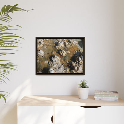 Stone Sea of Silence - Unique Stretched Canvas Wall Art