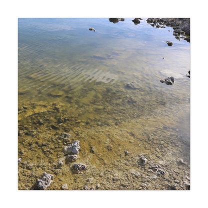 Tide's Quiet Breath - Unique Frameless Canvas Wall Art