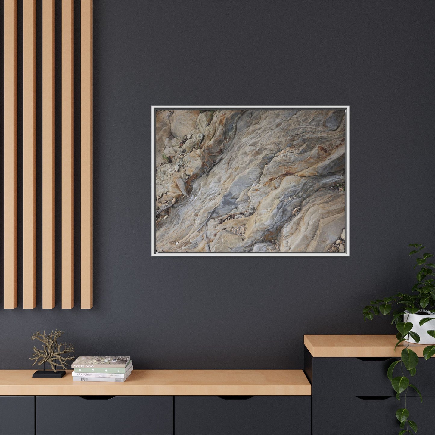 Layers of Earth's History - Unique Stretched Canvas Wall Art - Art By Earth