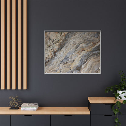 Layers of Earth's History - Unique Stretched Canvas Wall Art - Art By Earth