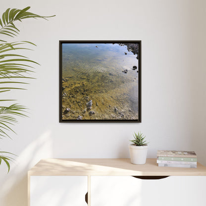 Ripples of Stone - Unique Stretched Canvas Wall Art