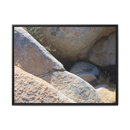 Boulder Shelter - Unique Stretched Canvas Wall Art