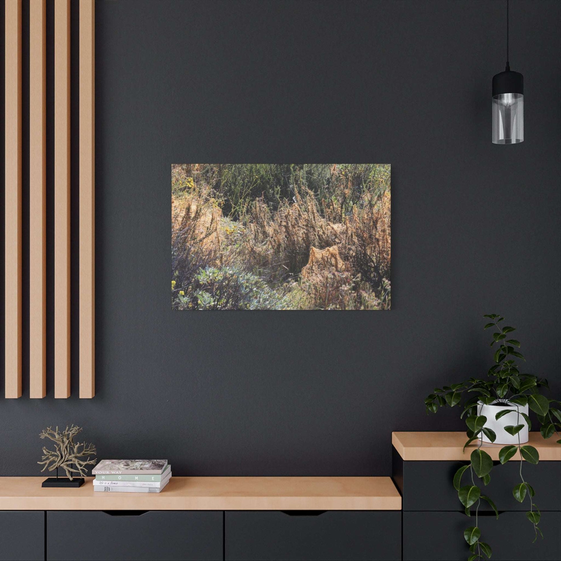 Sagebrush Desert Landscape - Unique Frameless Canvas Wall Art - Art By Earth