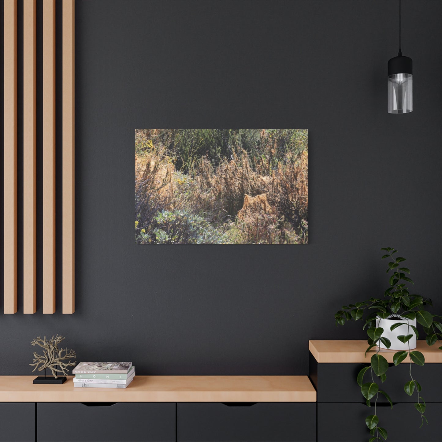 Sagebrush Desert Landscape - Unique Frameless Canvas Wall Art - Art By Earth