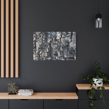 Textured Whispers of the Ancient Tree - Unique Frameless Canvas Wall Art - Art By Earth