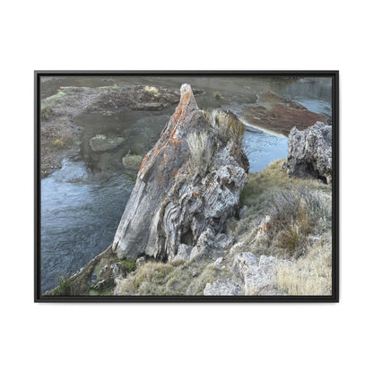 Carved by Water - Unique Stretched Canvas Wall Art