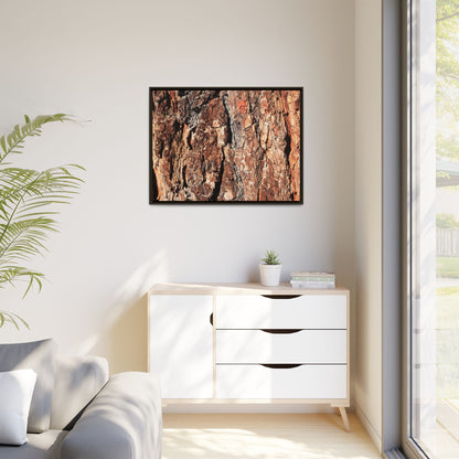 Nature's Rugged Canvas - Unique Stretched Canvas Wall Art