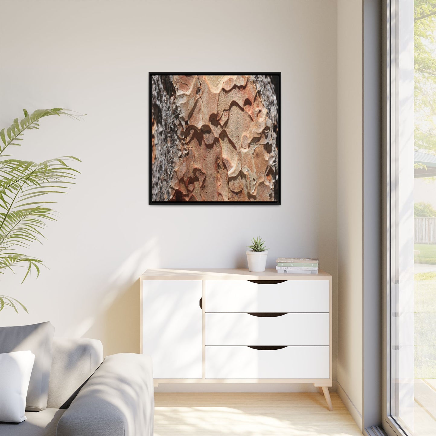 Rust and Stone - Unique Stretched Canvas Wall Art - Art By Earth