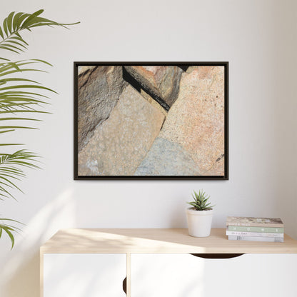 Rock Fragment - Unique Stretched Canvas Wall Art - Art By Earth