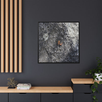 Volcanic Ash and Copper - Unique Stretched Canvas Wall Art - Art By Earth