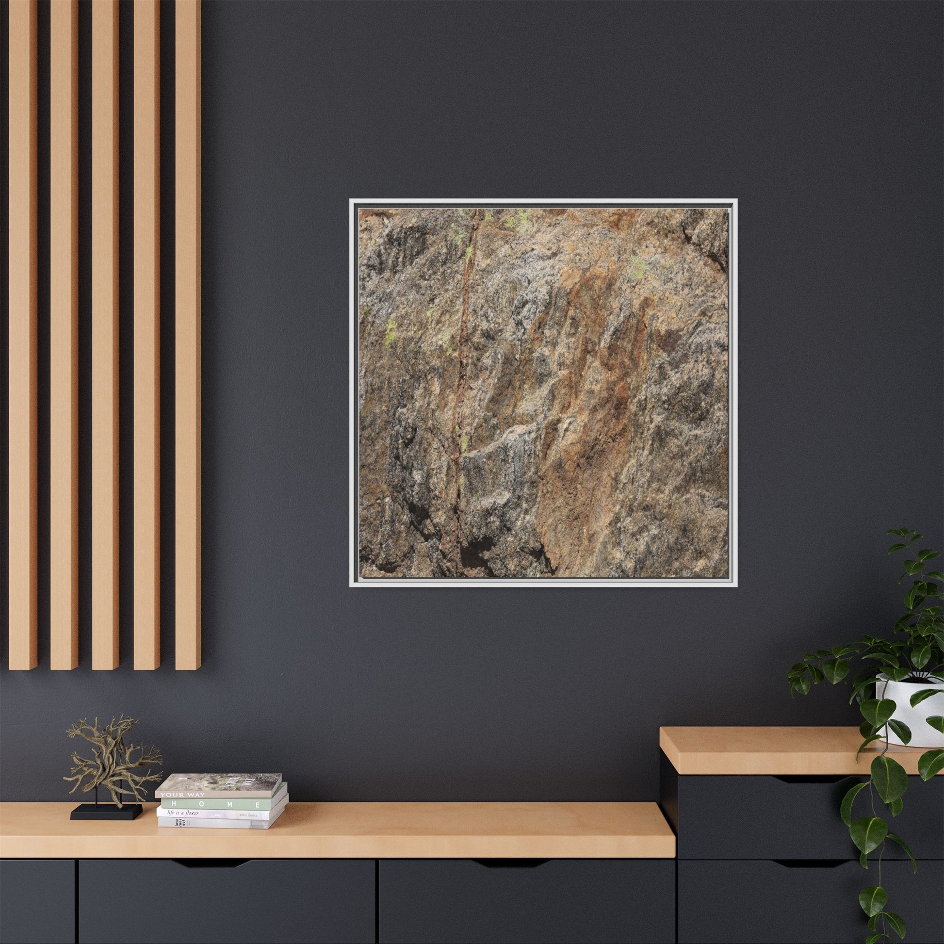 Weathered Rock Formation - Unique Stretched Canvas Wall Art - Art By Earth