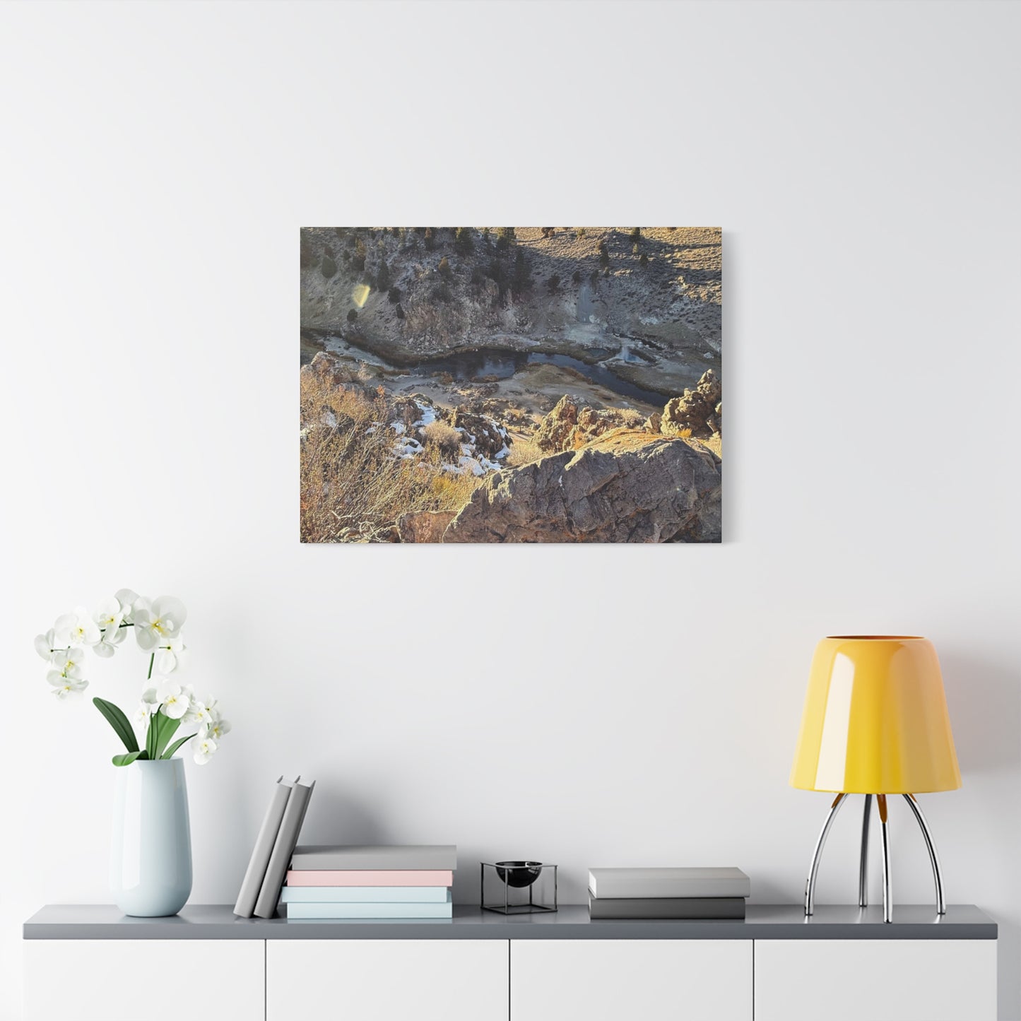 Canyon's Breath - Unique Frameless Canvas Wall Art