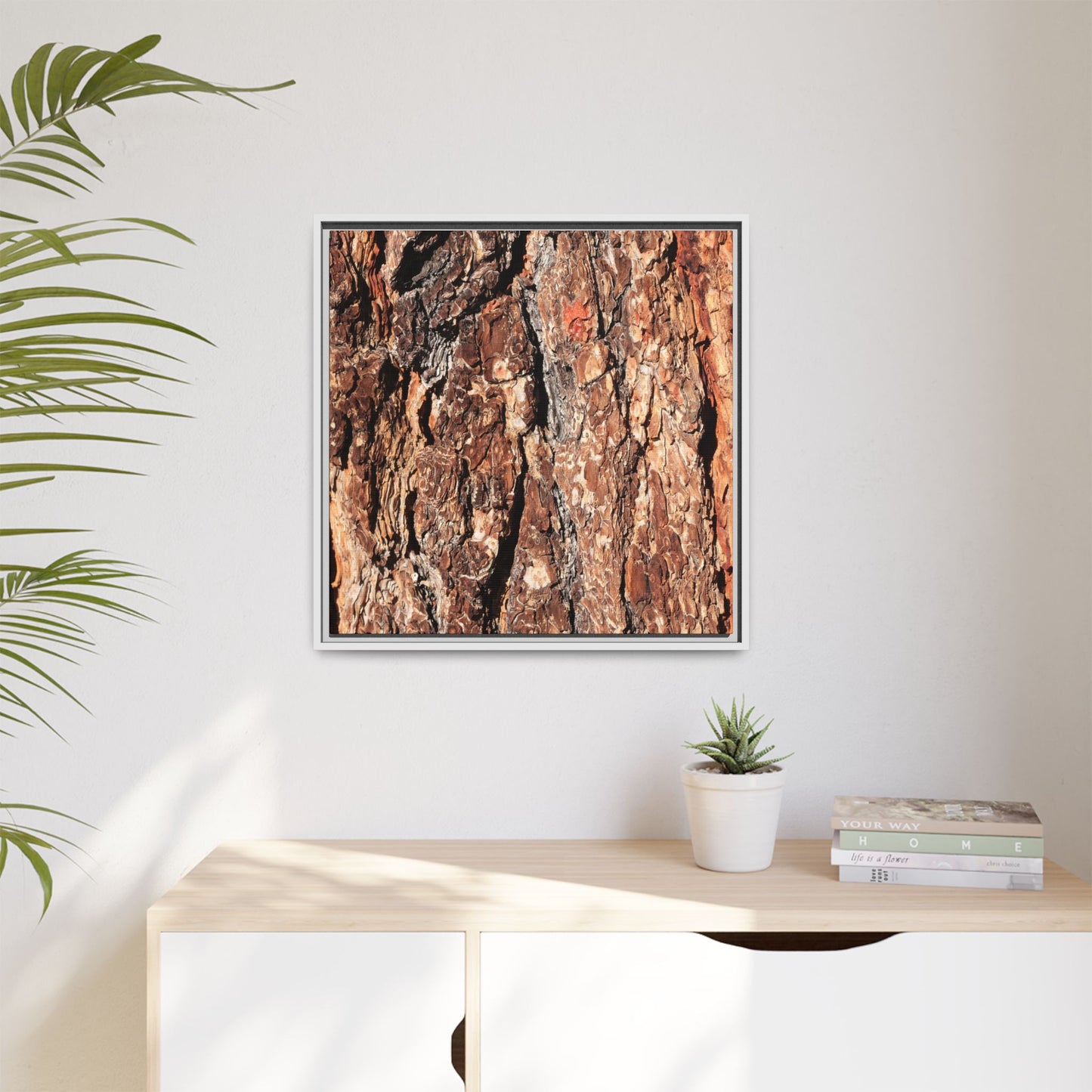 Nature's Rugged Canvas - Unique Stretched Canvas Wall Art