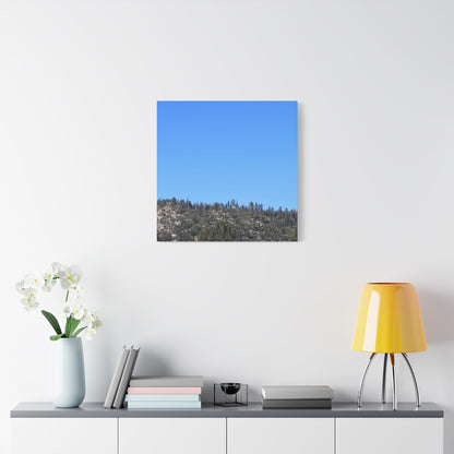 Mountain's Quiet Breath - Unique Frameless Canvas Wall Art