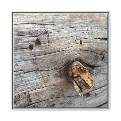 Weathered Wood Texture - Unique Stretched Canvas Wall Art - Art By Earth