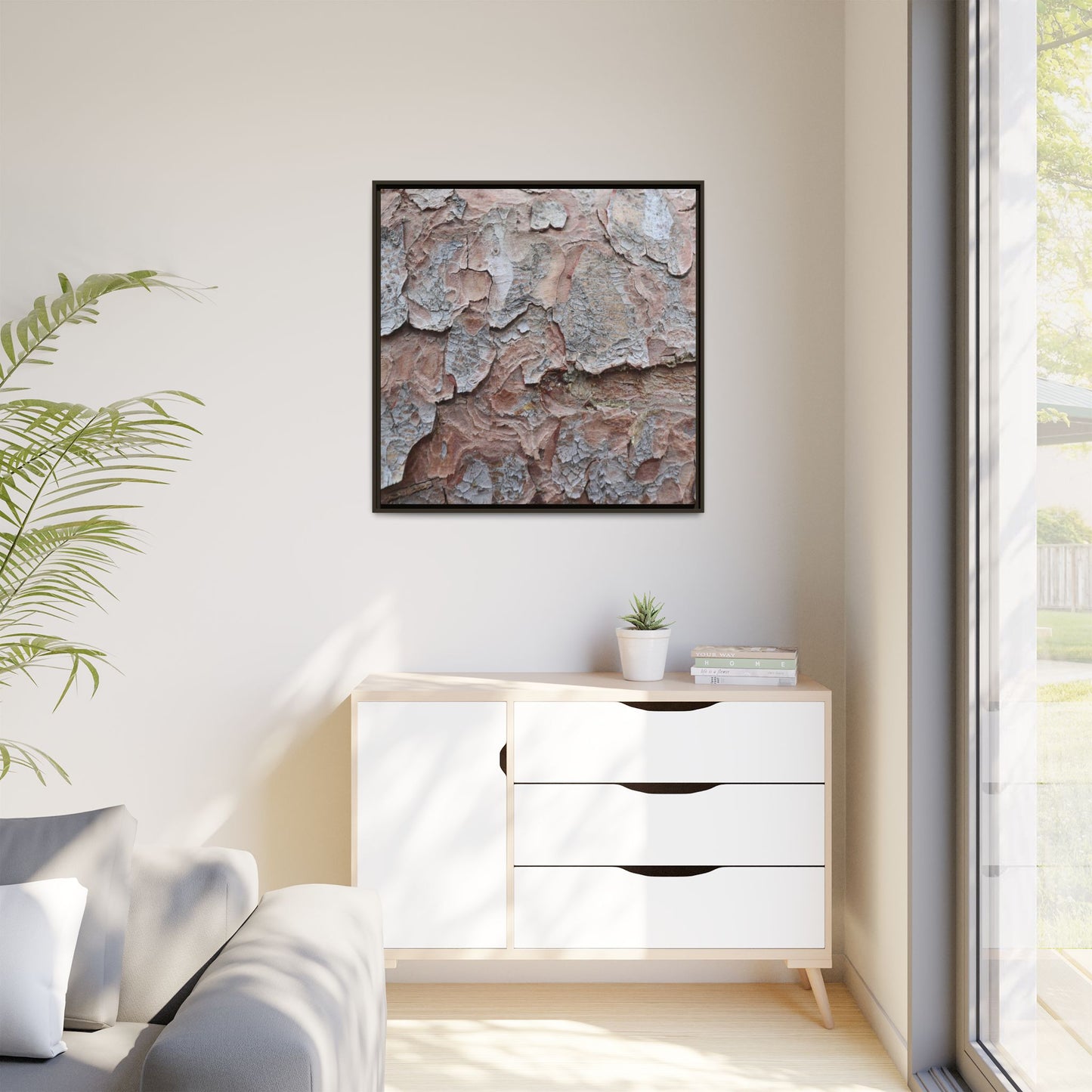 Flaking Serenity - Unique Stretched Canvas Wall Art - Art By Earth