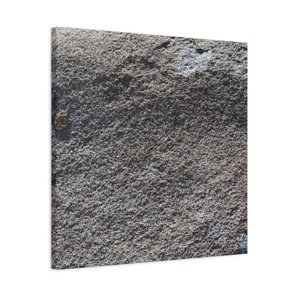 Textured Ground Surface - Unique Frameless Canvas Wall Art