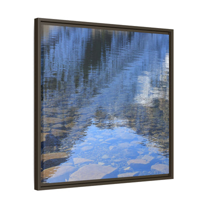 Reflected Stones - Unique Stretched Canvas Wall Art