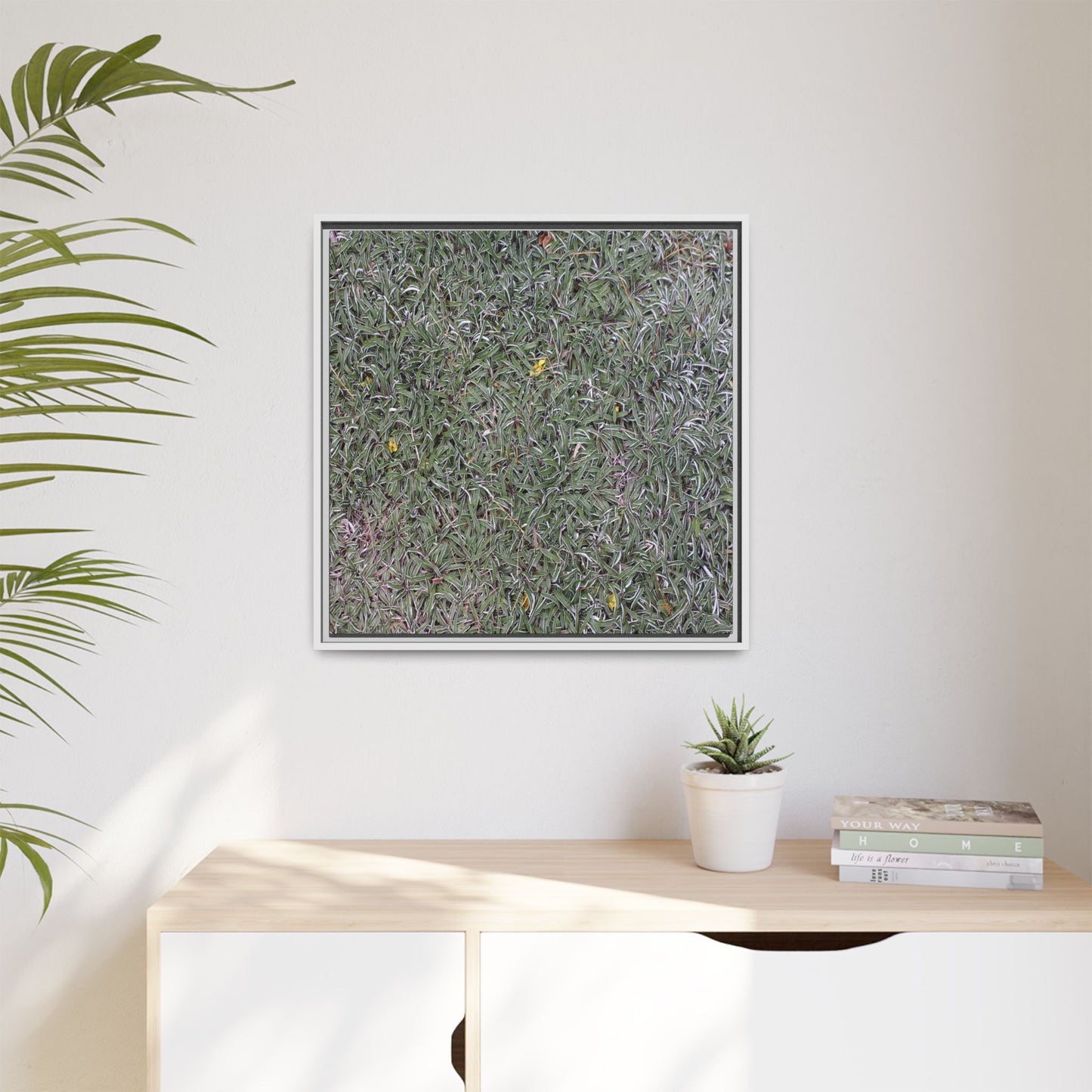 Grassy Texture - Unique Stretched Canvas Wall Art - Art By Earth