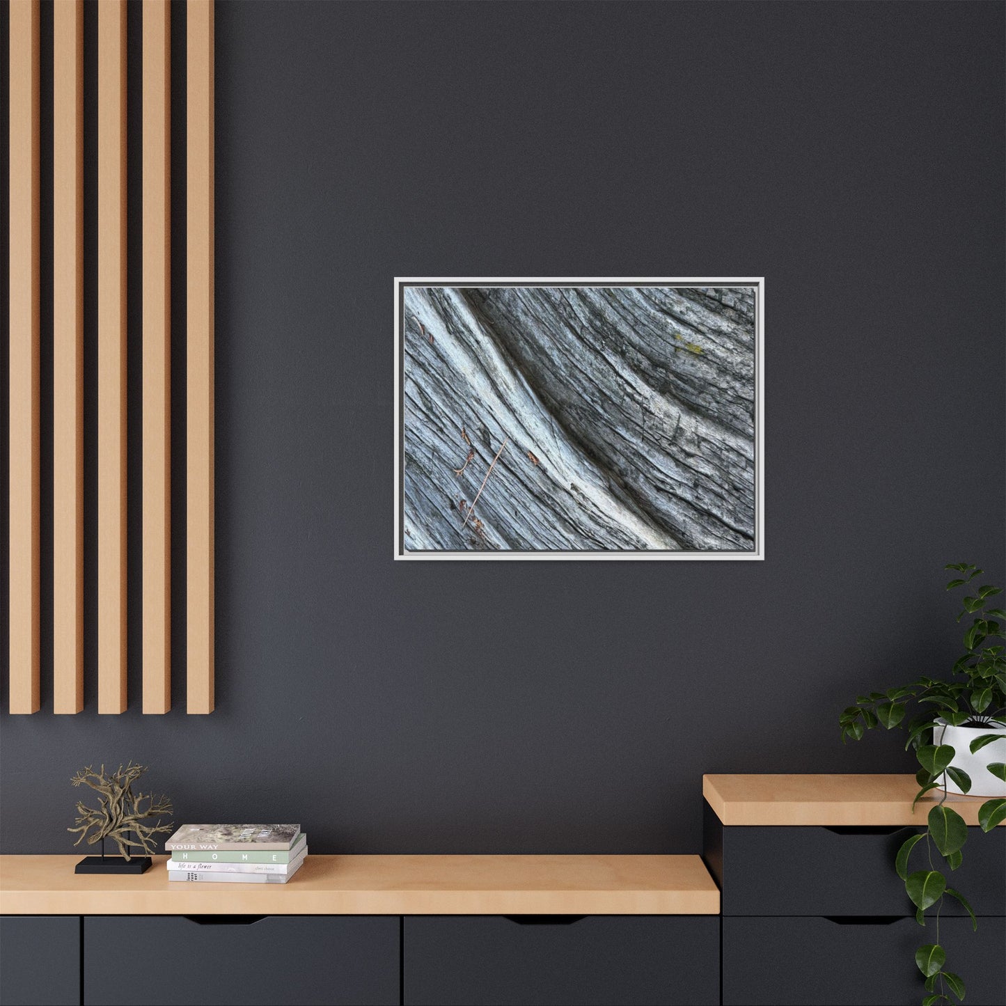 Time's Carved Path - Unique Stretched Canvas Wall Art - Art By Earth