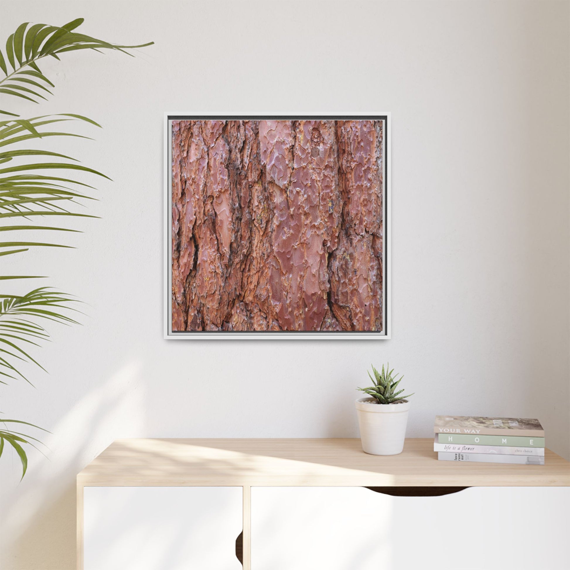 Russet Ridges - Unique Stretched Canvas Wall Art - Art By Earth