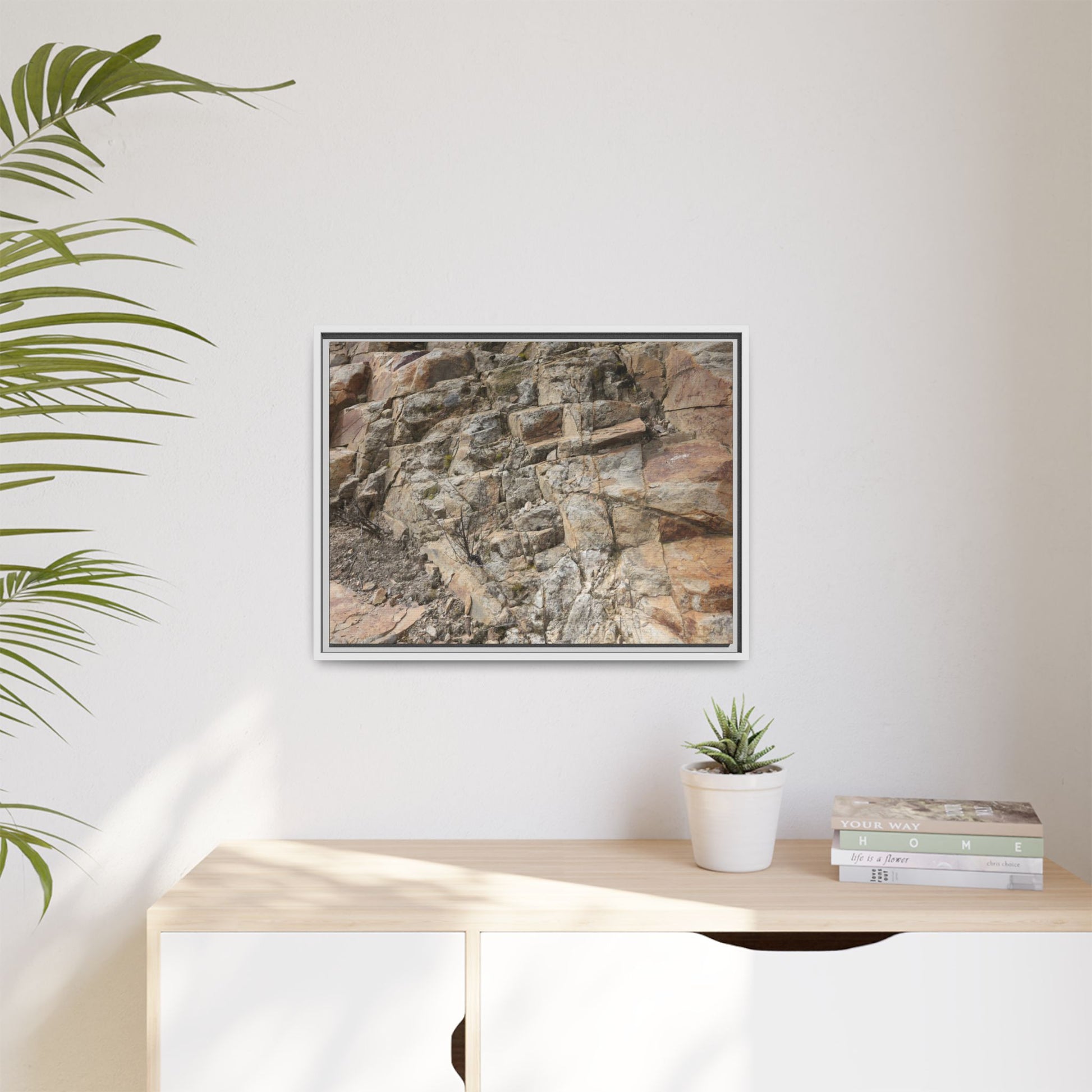 Stone's Silent Story - Unique Stretched Canvas Wall Art - Art By Earth