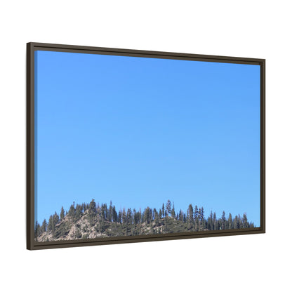 Blue Silence - Unique Stretched Canvas Wall Art