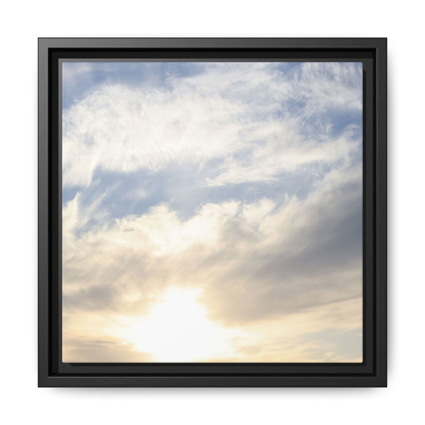 Sky's Ethereal Whisper - Unique Stretched Canvas Wall Art - Art By Earth