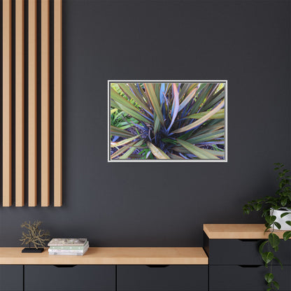 Radiant Leaves - Unique Stretched Canvas Wall Art - Art By Earth