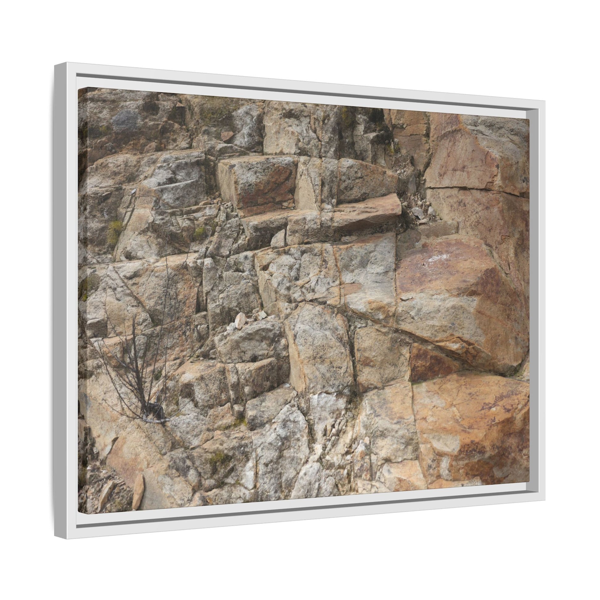 Sandstone Symphony - Unique Stretched Canvas Wall Art - Art By Earth