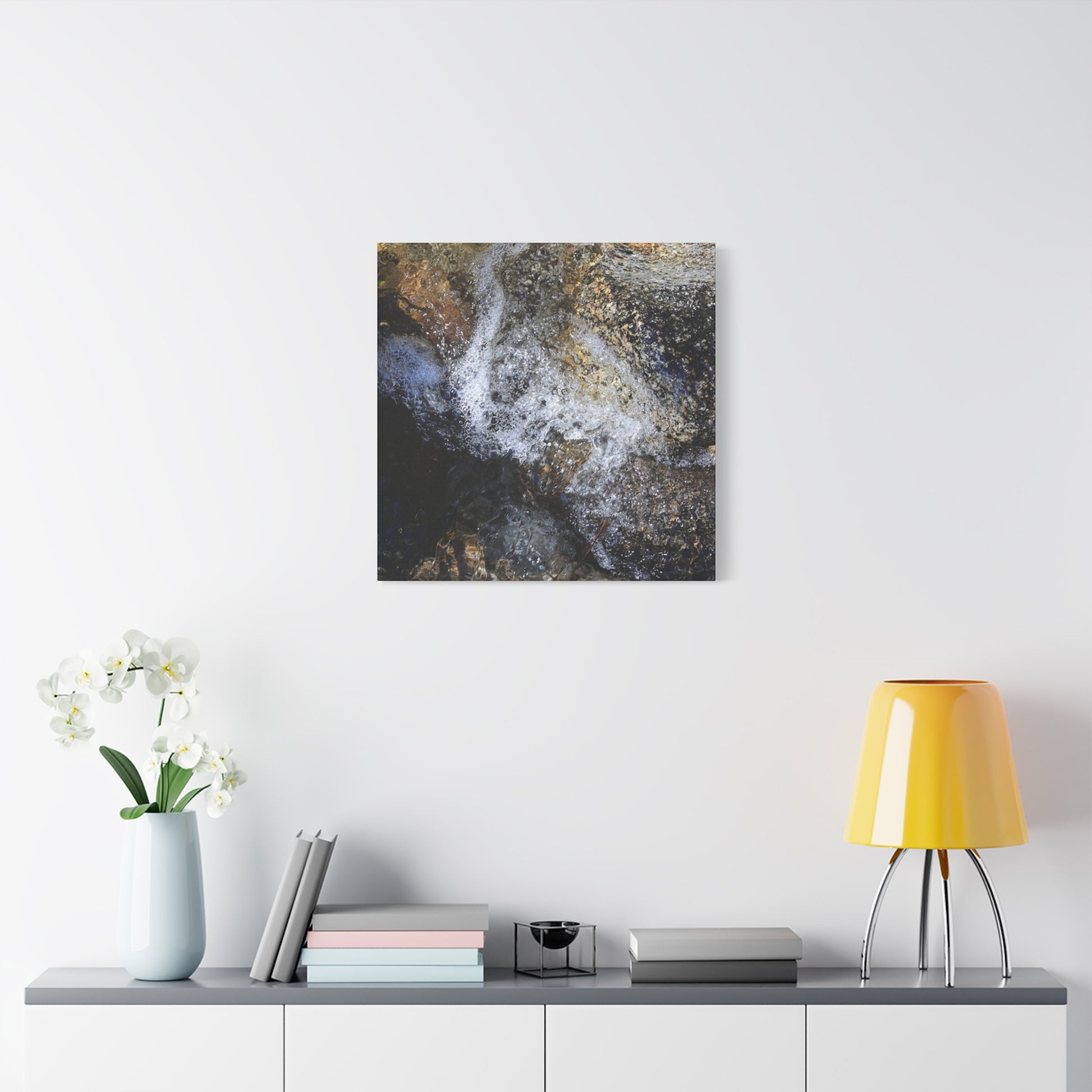 Liquid Stone - Unique Frameless Canvas Wall Art - Art By Earth