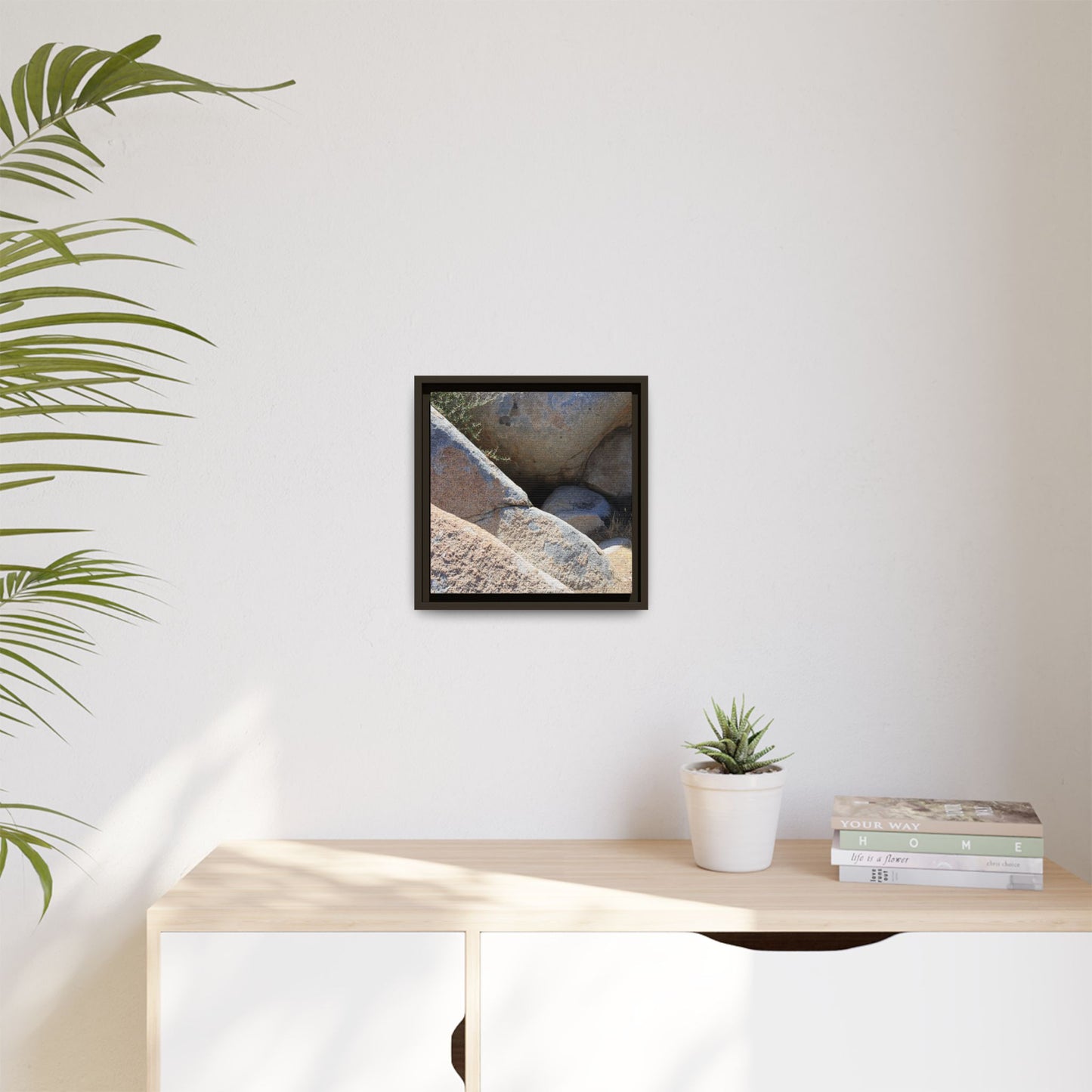 Boulder Shelter - Unique Stretched Canvas Wall Art