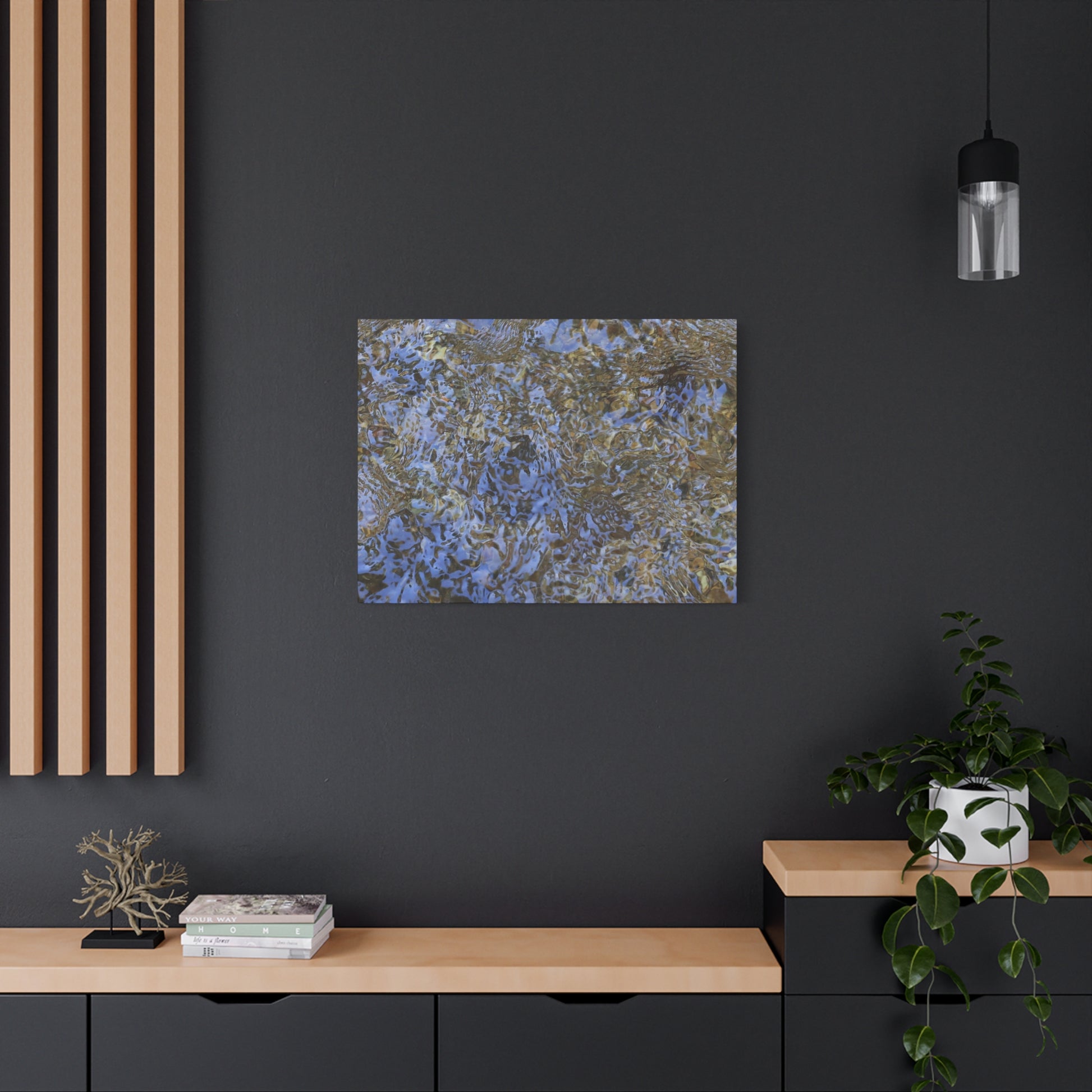 Ripples of Memory - Unique Frameless Canvas Wall Art - Art By Earth