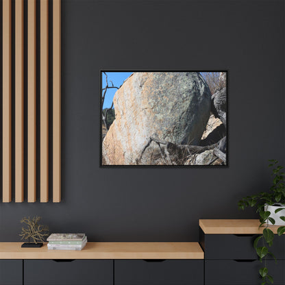 Stony Sentinel - Unique Stretched Canvas Wall Art - Art By Earth