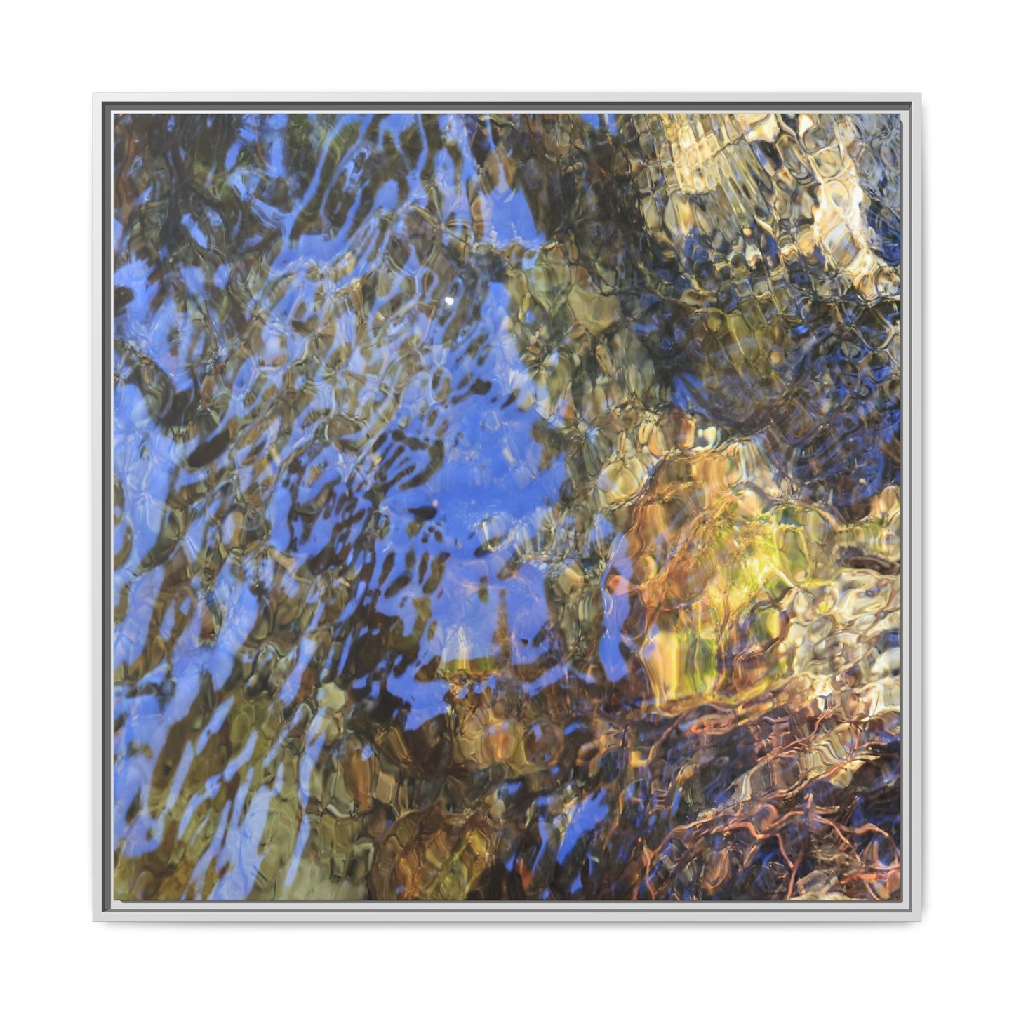 Watery Kaleidoscope - Unique Stretched Canvas Wall Art - Art By Earth