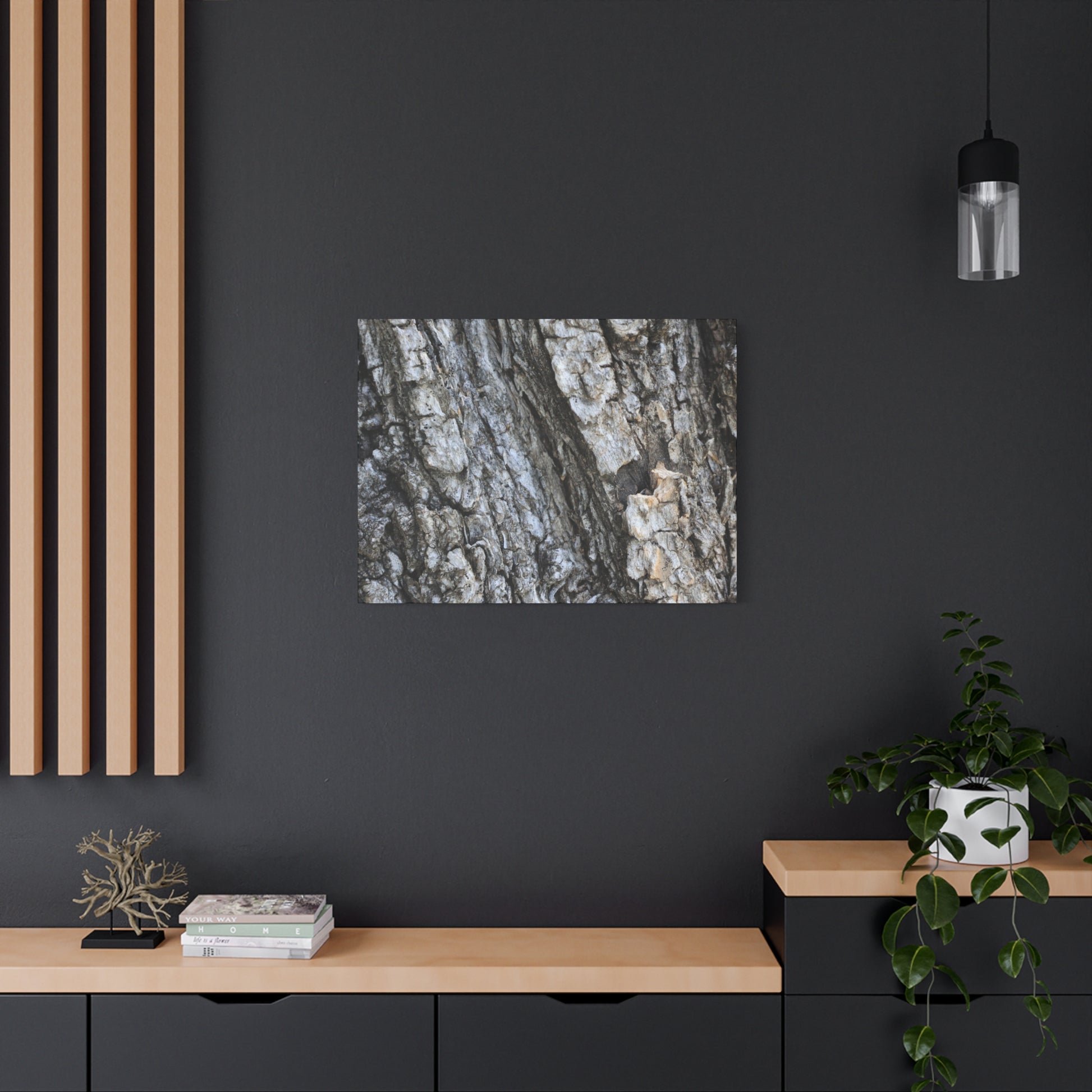 Nature's Rough Embrace - Unique Frameless Canvas Wall Art - Art By Earth