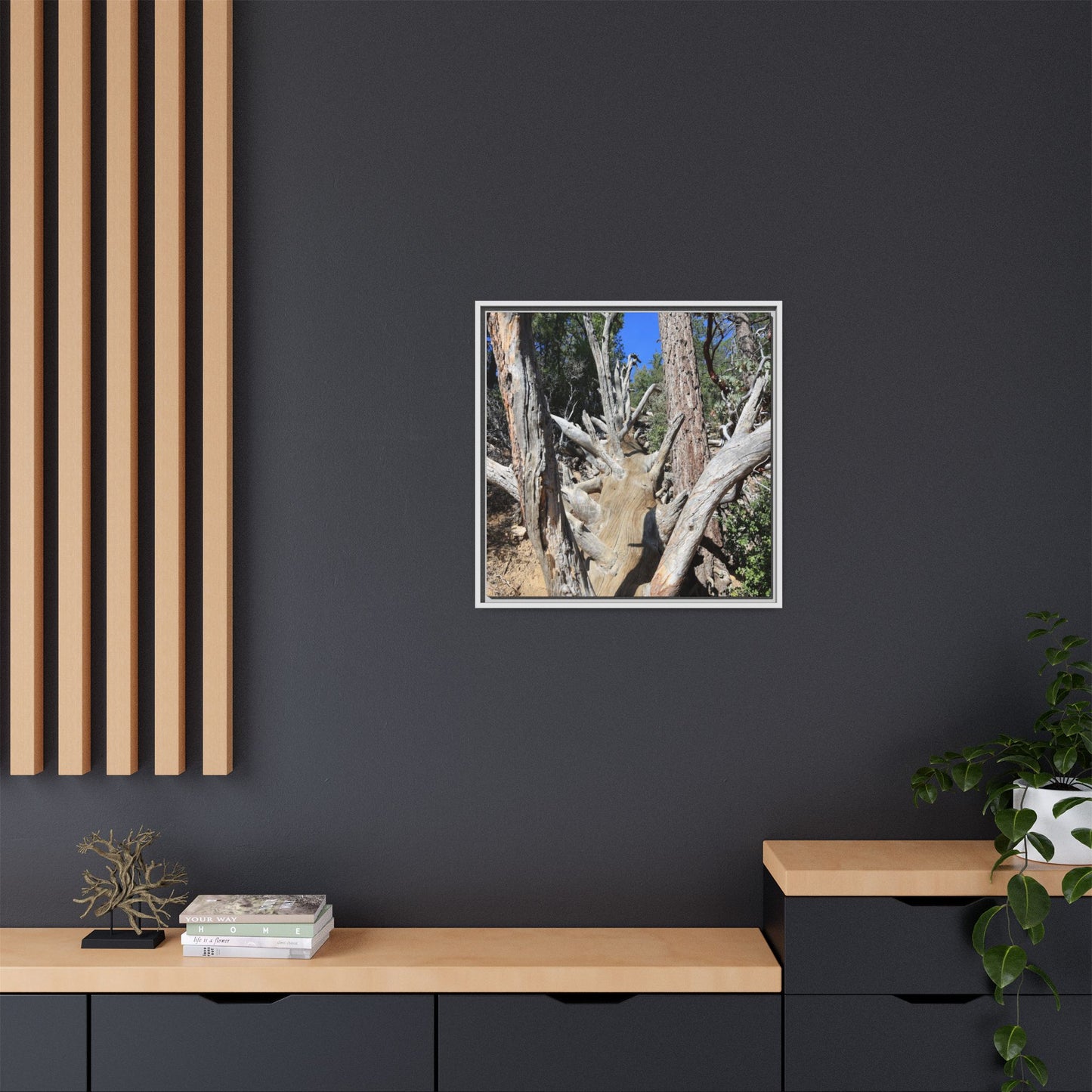 Forest Sentinels - Unique Stretched Canvas Wall Art