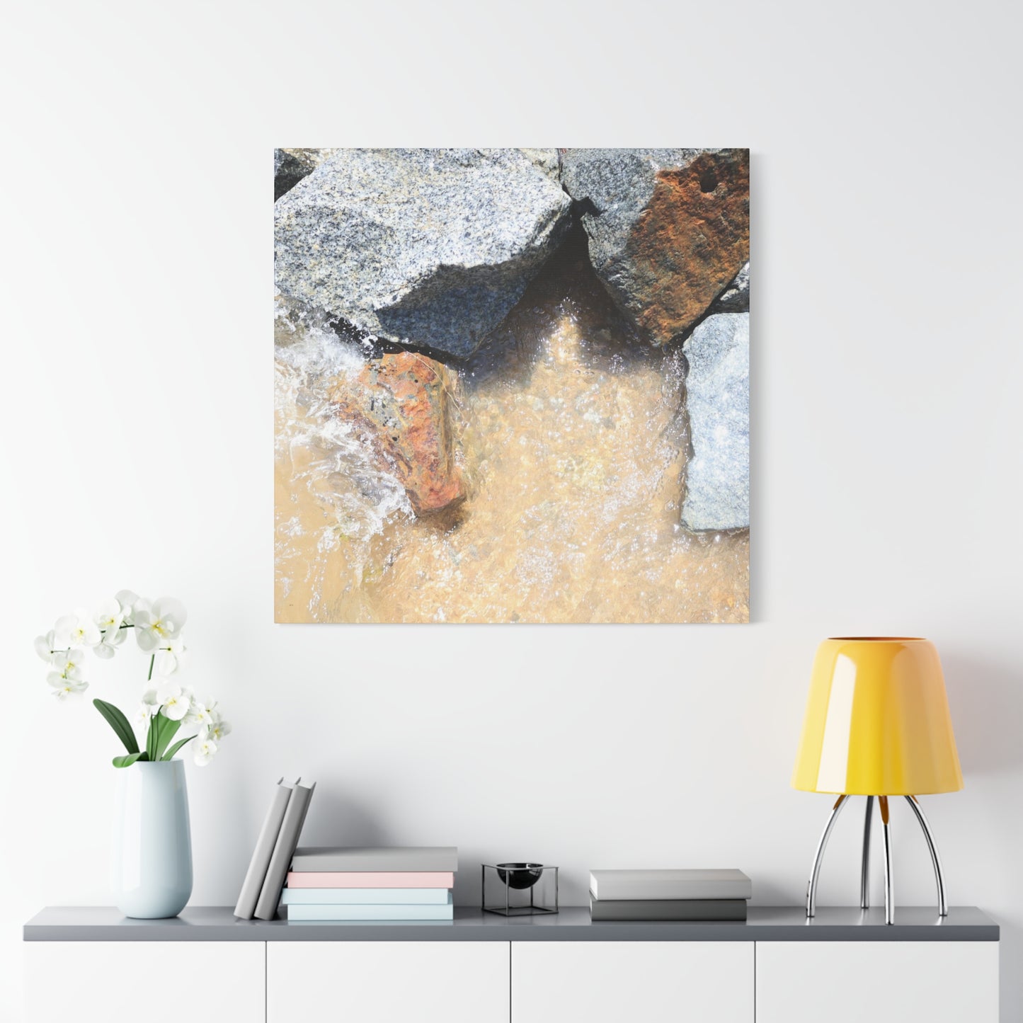Rocky Embrace - Unique Frameless Canvas Wall Art - Art By Earth