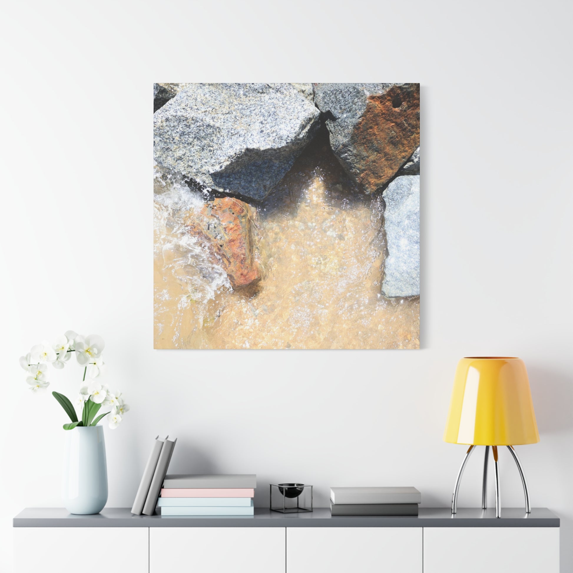 Rocky Embrace - Unique Frameless Canvas Wall Art - Art By Earth