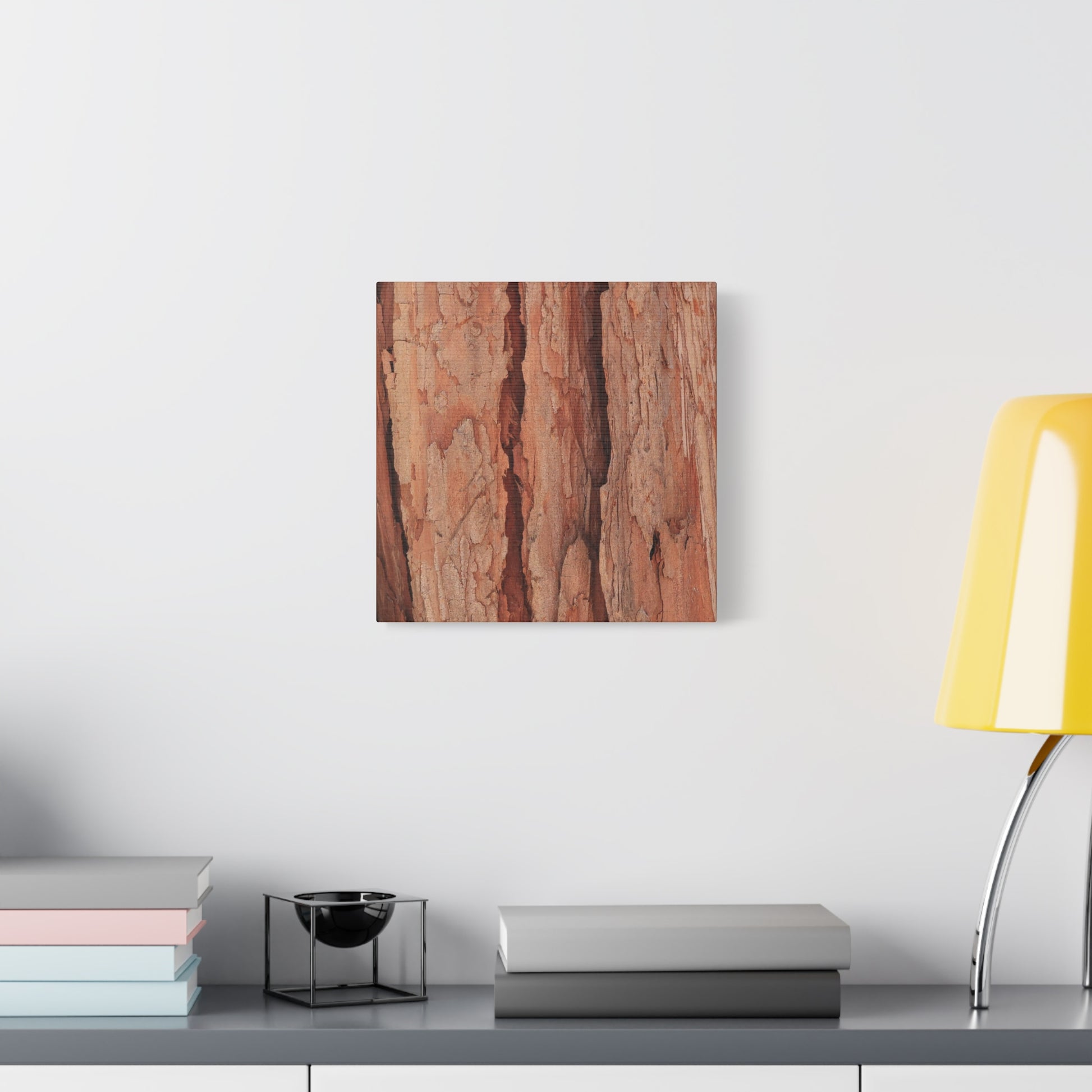 Bark Layers of Time - Unique Frameless Canvas Wall Art - Art By Earth
