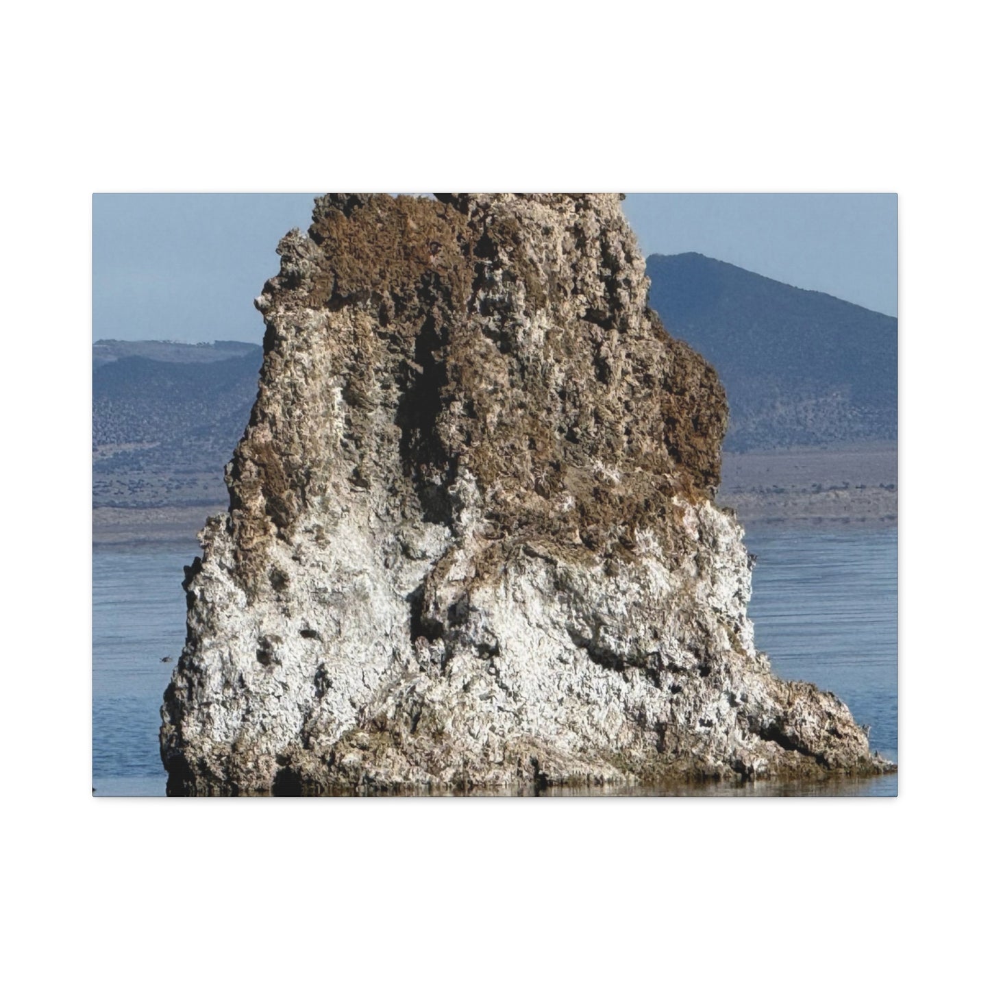 Monolith of Stillness - Unique Frameless Canvas Wall Art