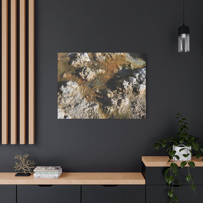 Mineral Landscape - Unique Frameless Canvas Wall Art